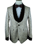 Cream Patterned Coat