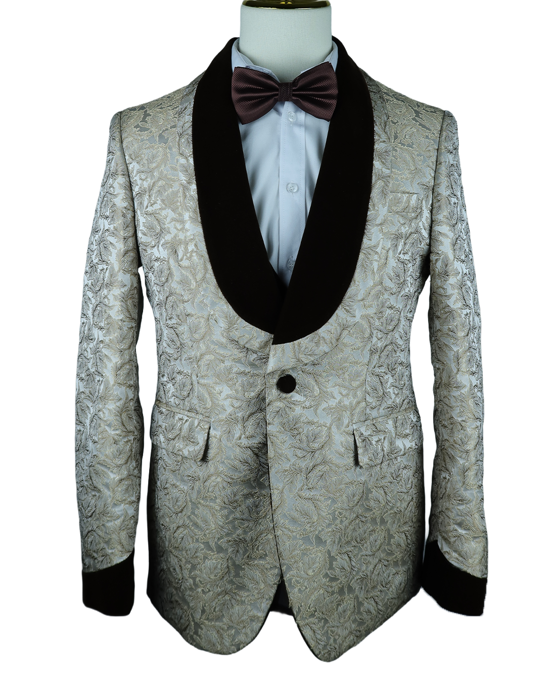 Cream Patterned Coat