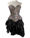 Silver Black Dress