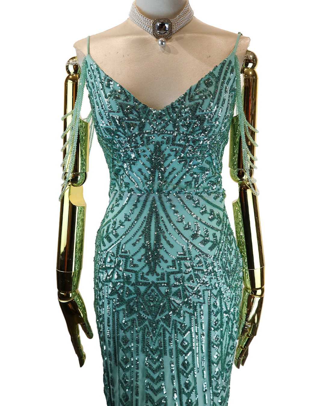 Green Dress 7