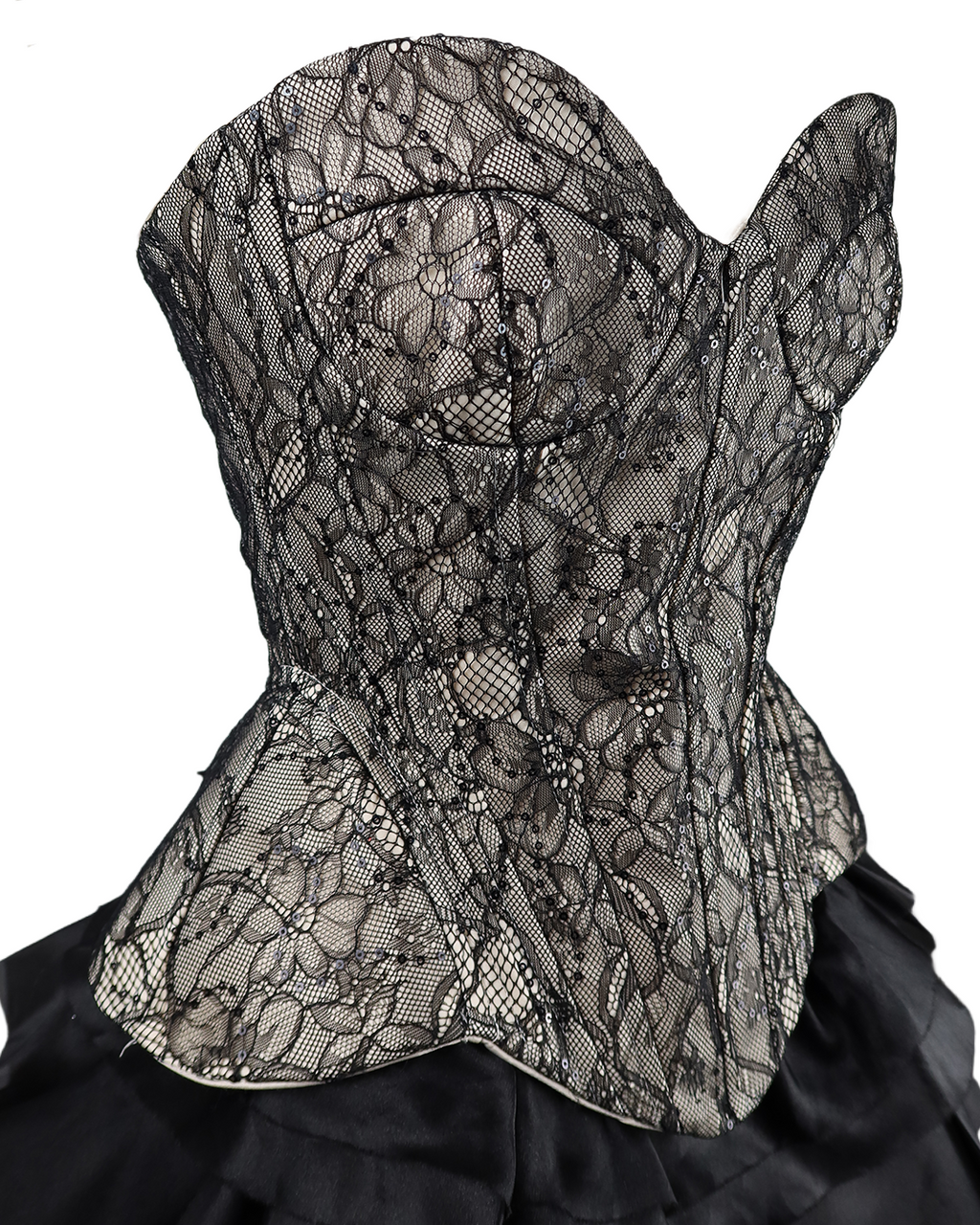 Silver Black Dress