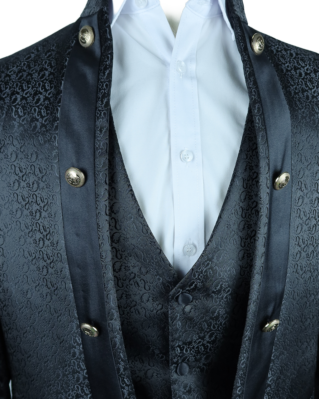 Black Open Coat