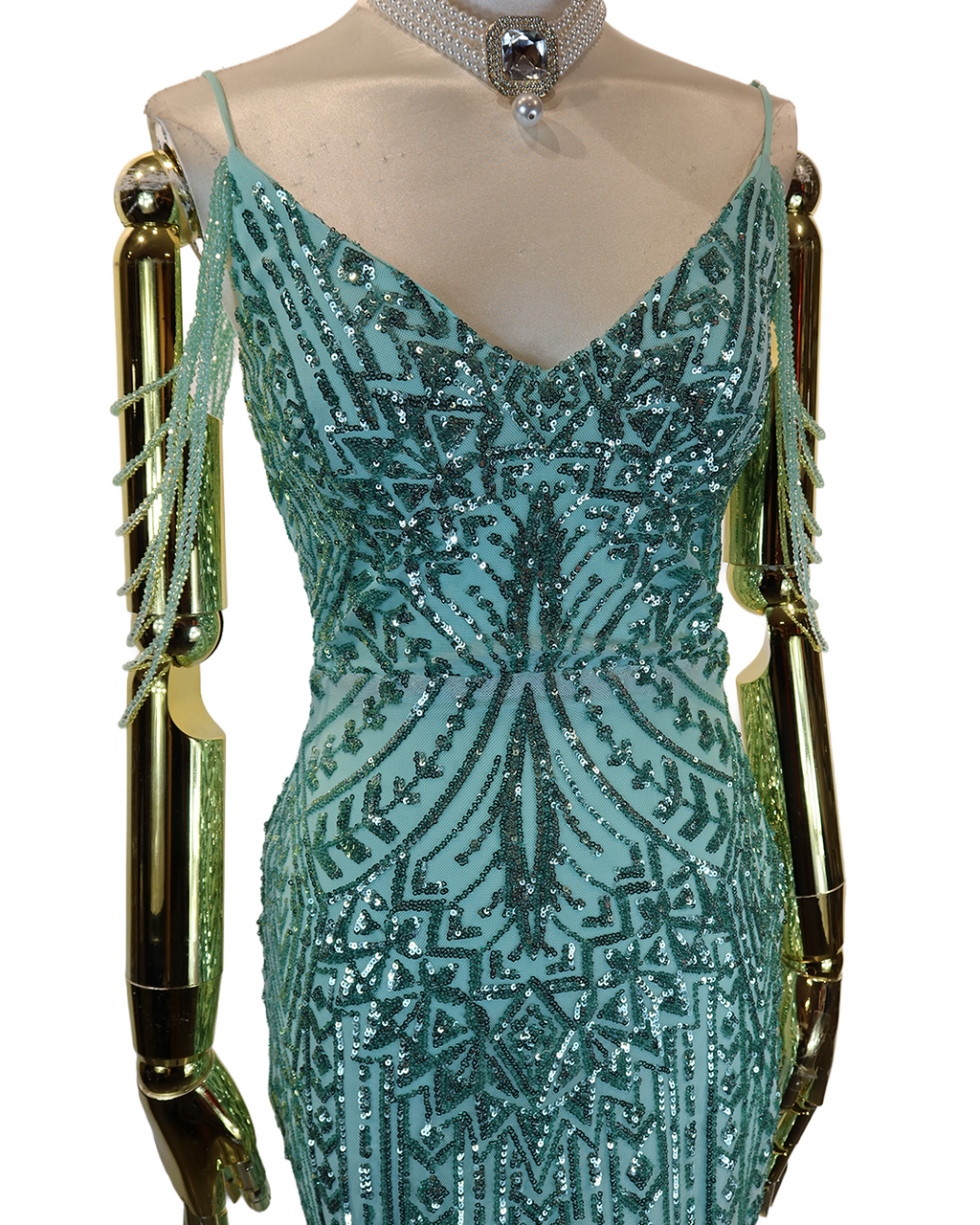 Green Dress 7