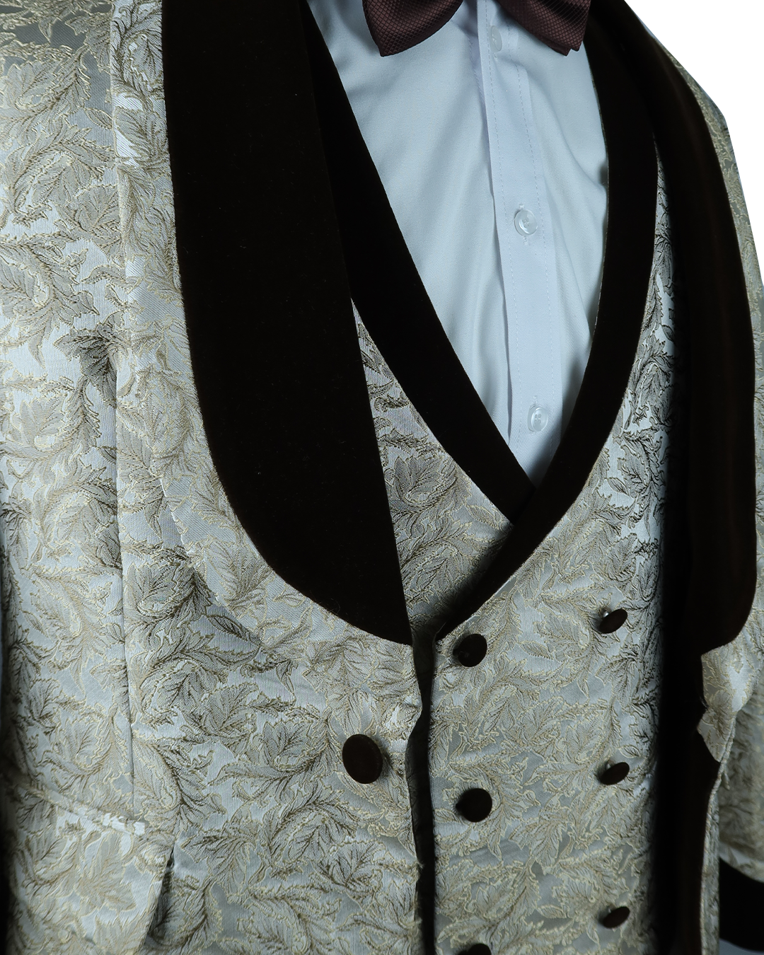 Cream Patterned Coat