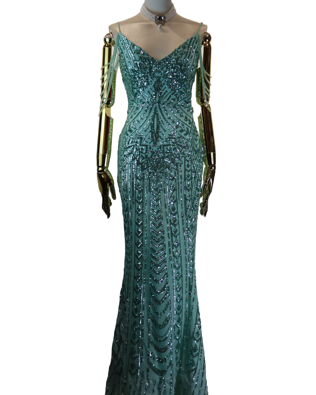 Green Dress 7