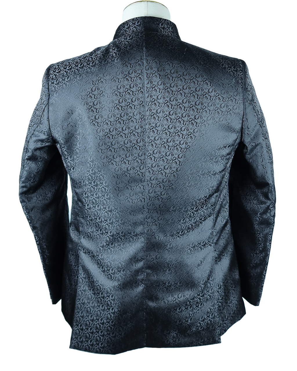Black Patterened Coat