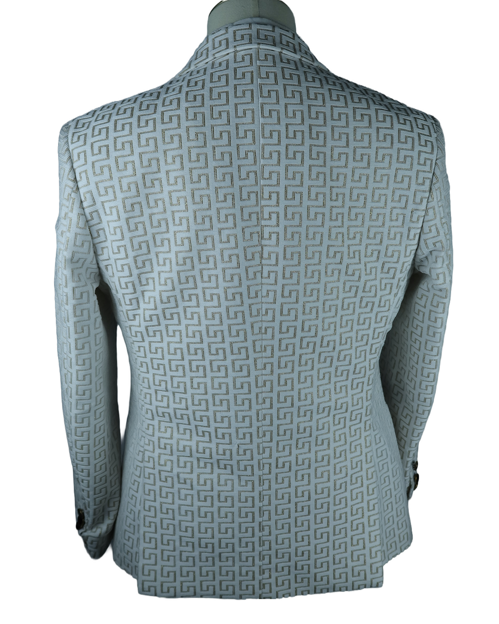 White Patterned Coat